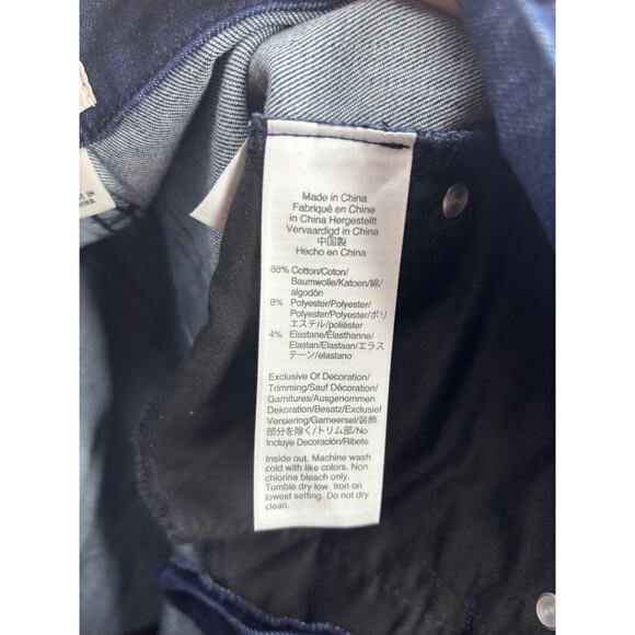 J. Crew Jeans Womens 27 9" High Rise Toothpick Skinny Blue Velvet Polka Dot - Picture 6 of 7